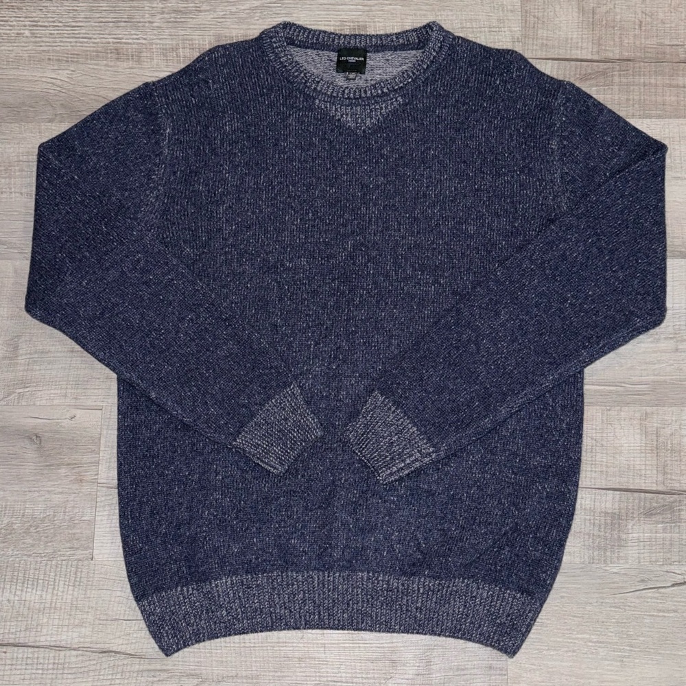 Italian Designer/Made | Leo Chevalier Design | Wool Blend Crewneck